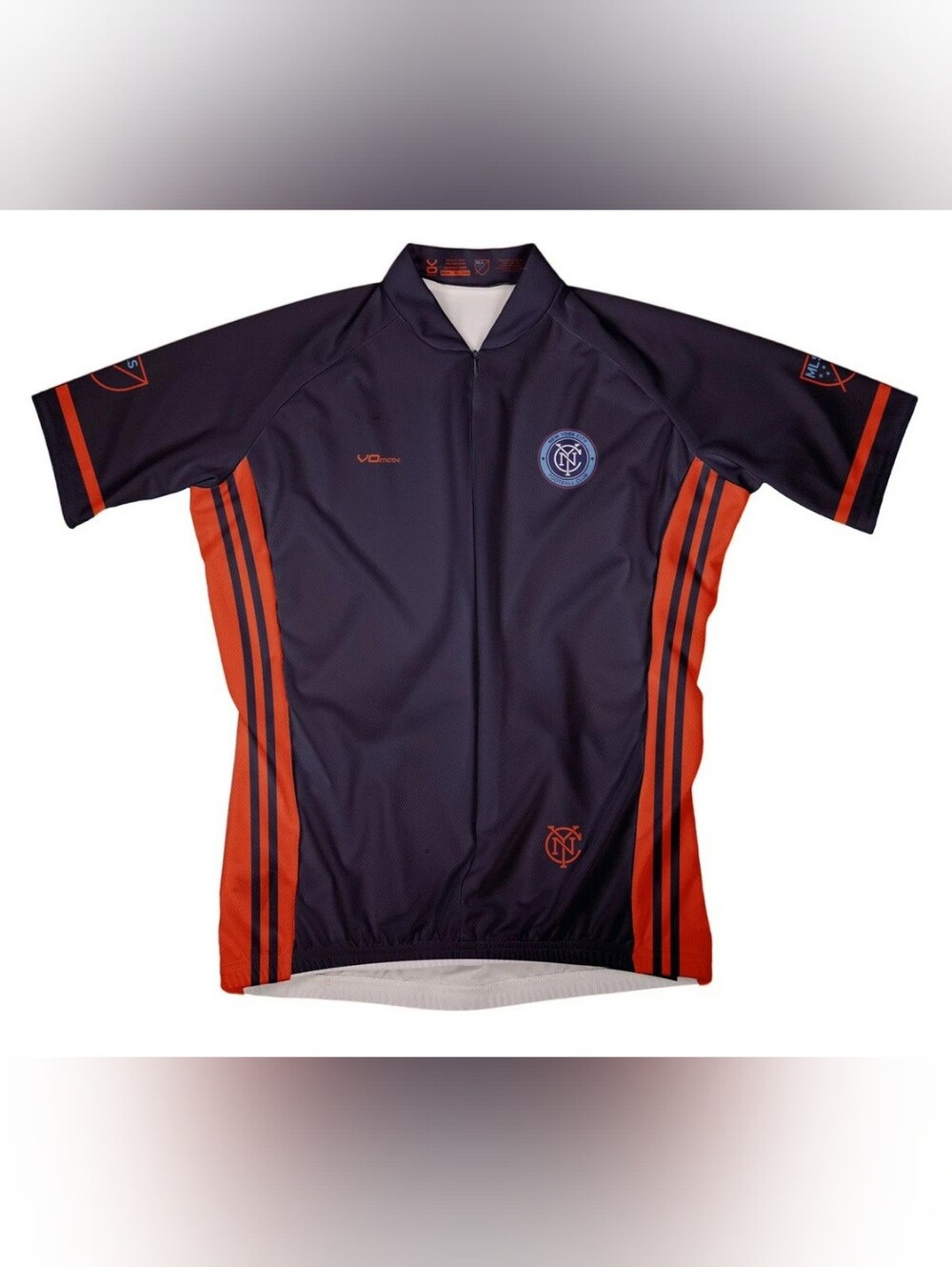 NWT, VOmax Men's MLS Short Sleeve Secondary New York City FC Cycling Jersey